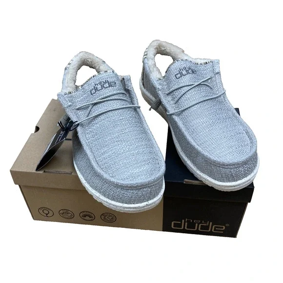 Hey Dude Wally | Men's Shoes | Faux Fur lined | Baja Beachcomber | Size 12 - Picture 3 of 5